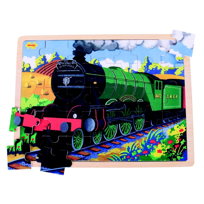 Bigjigs Flying Scotsman 35 Pce Train Puzzle (330 x 430mm) (3 Yrs+)