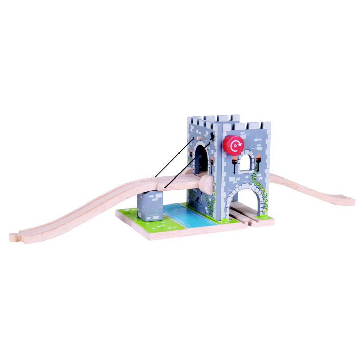Bigjigs Medieval Drawbridge (E.O.L.) - SAVE 15% !!