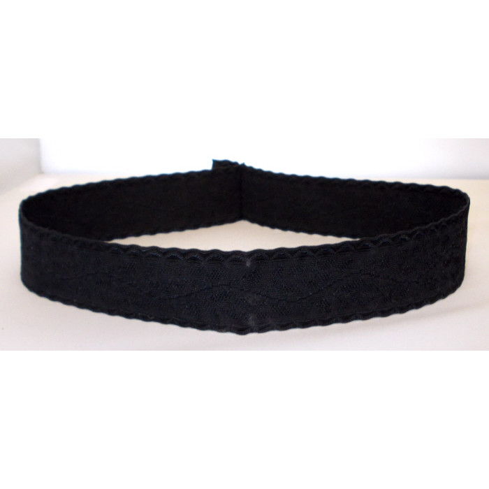 Black Oakleaf Cap Band - Size 56cm (7in.) (E.O.L.)