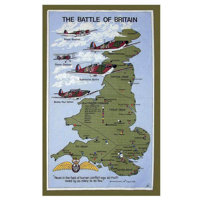 Tea Towel: Battle of Britain (in clear hanger bag)