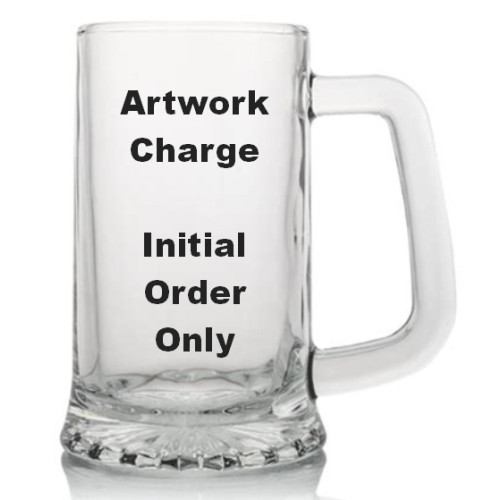 Personalised Lined Glassware - ARTWORK CHARGE (Initial Order Only)
