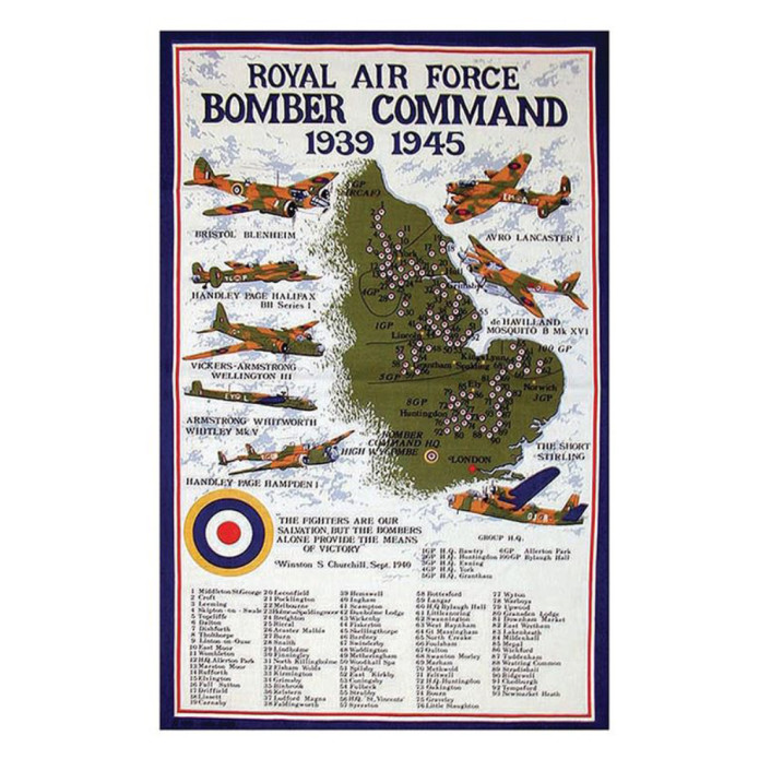 Tea Towel: Bomber Command (in clear hanger bag)