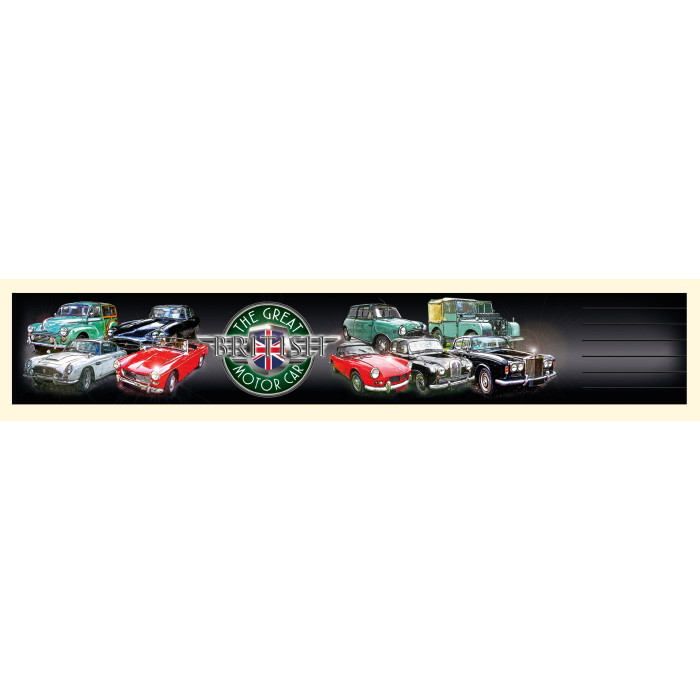 The Great British Motor Car Colour Print Bookmark