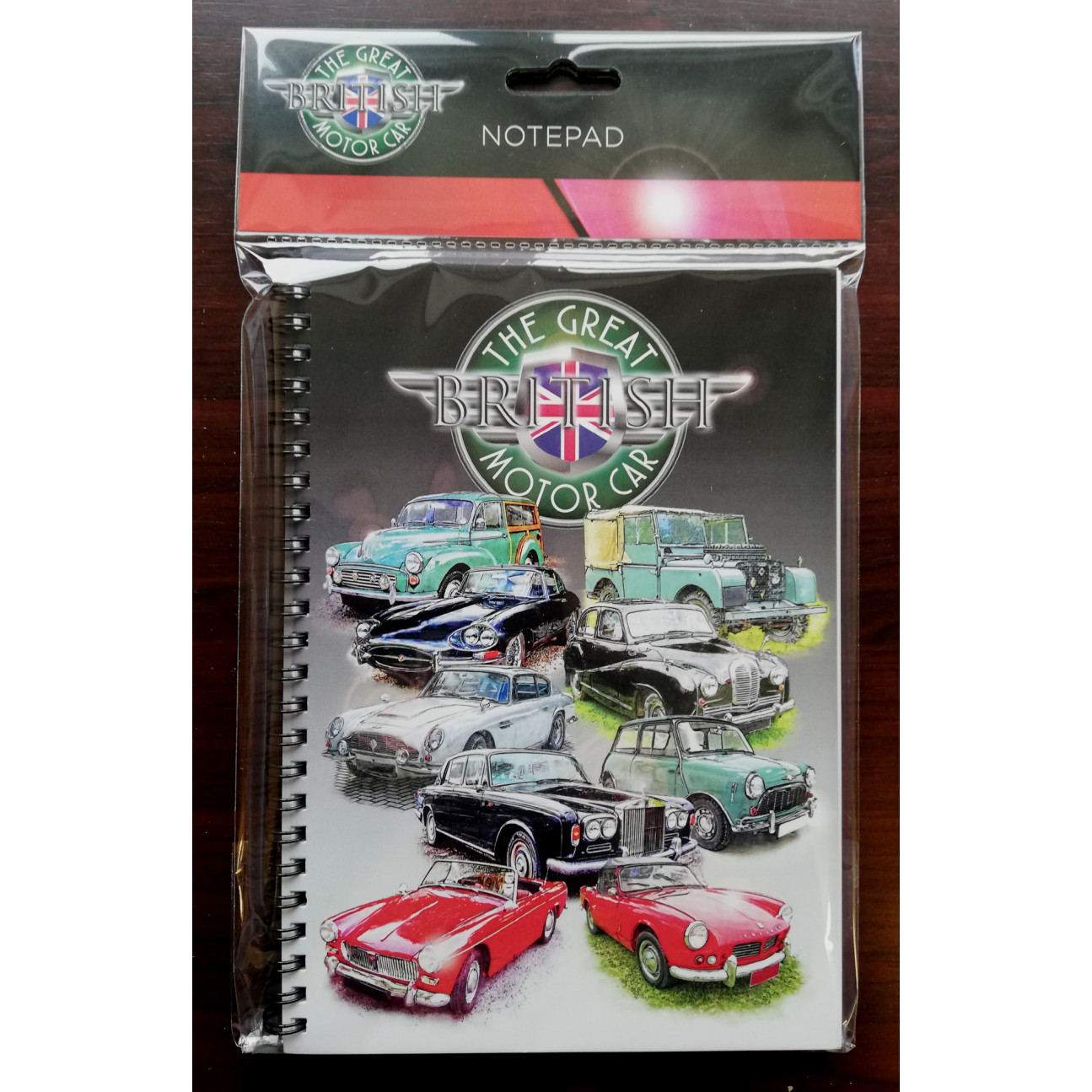 The Great British Motor Car A5 Wire-o-bound Notebook (70 page)