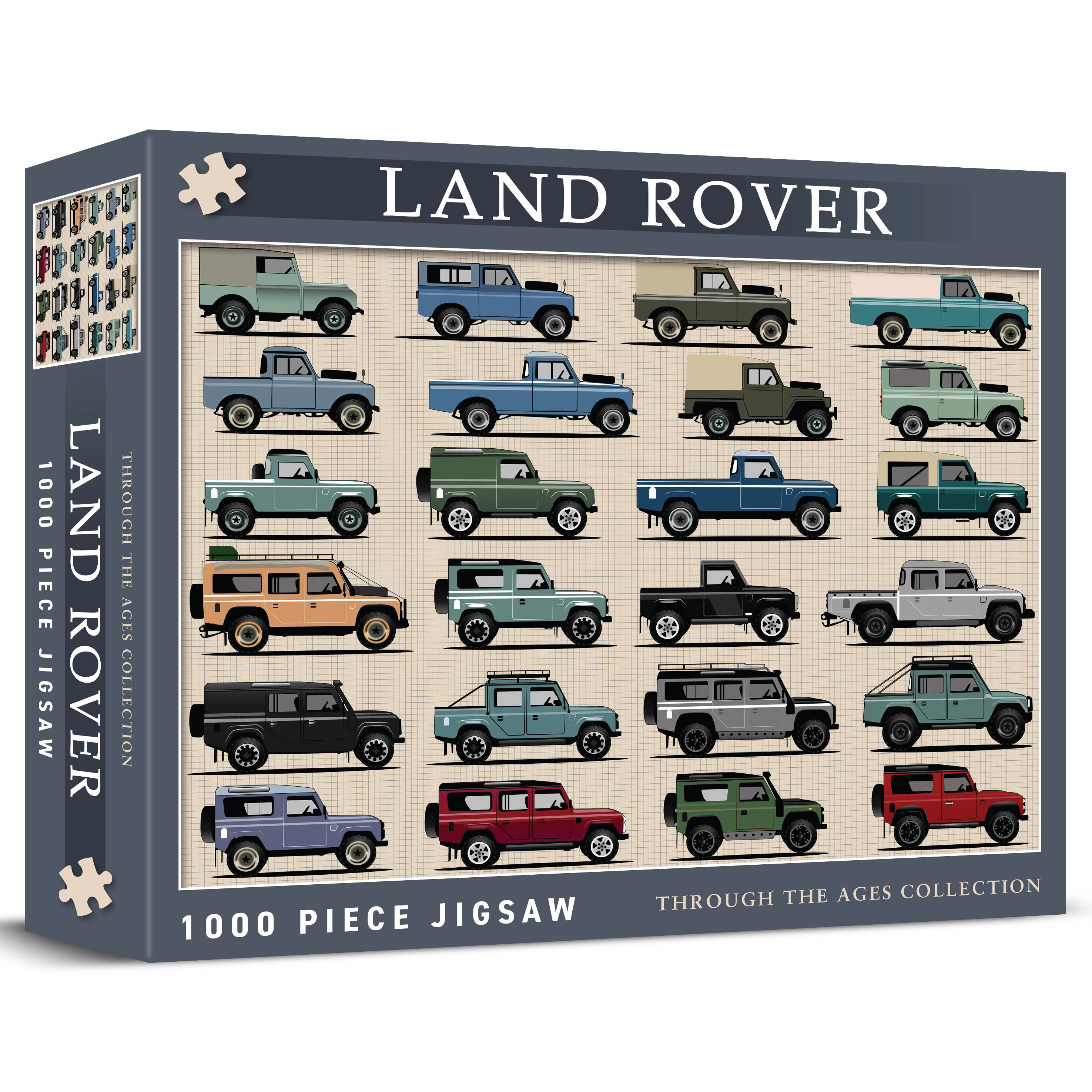 Jigsaw: Land Rover (Through The Ages Collection) (1000 Pce)