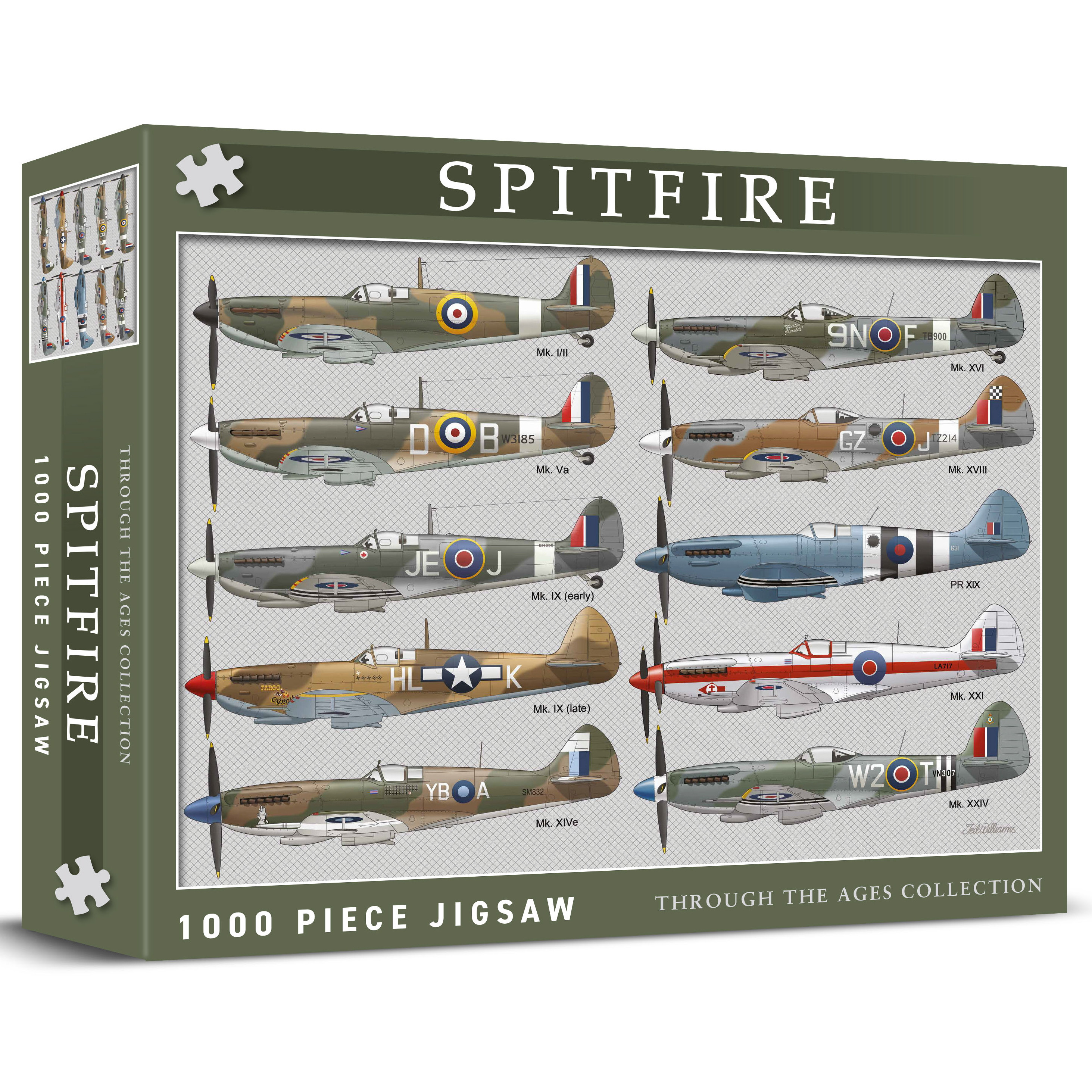 Jigsaw: Spitfire (Through The Ages Collection) (1000 Pce)