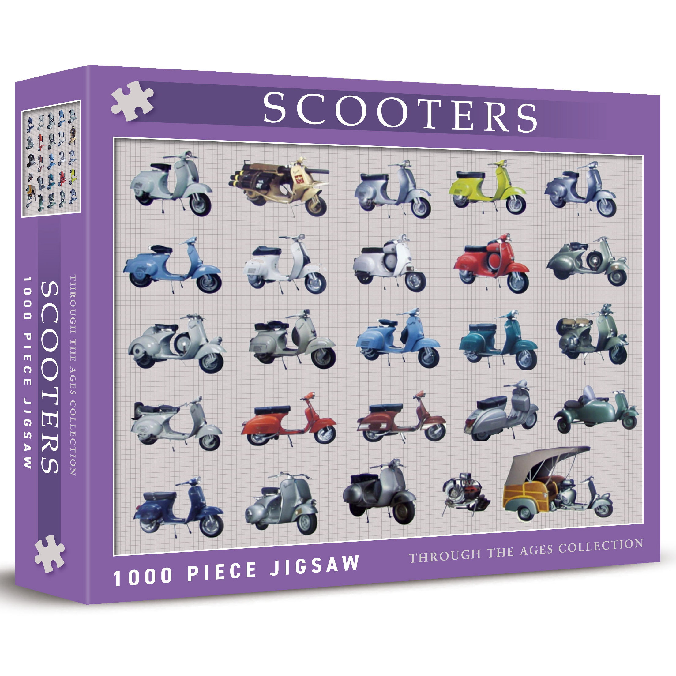 Jigsaw: Scooters (Through The Ages Collection) (1000 Pce)