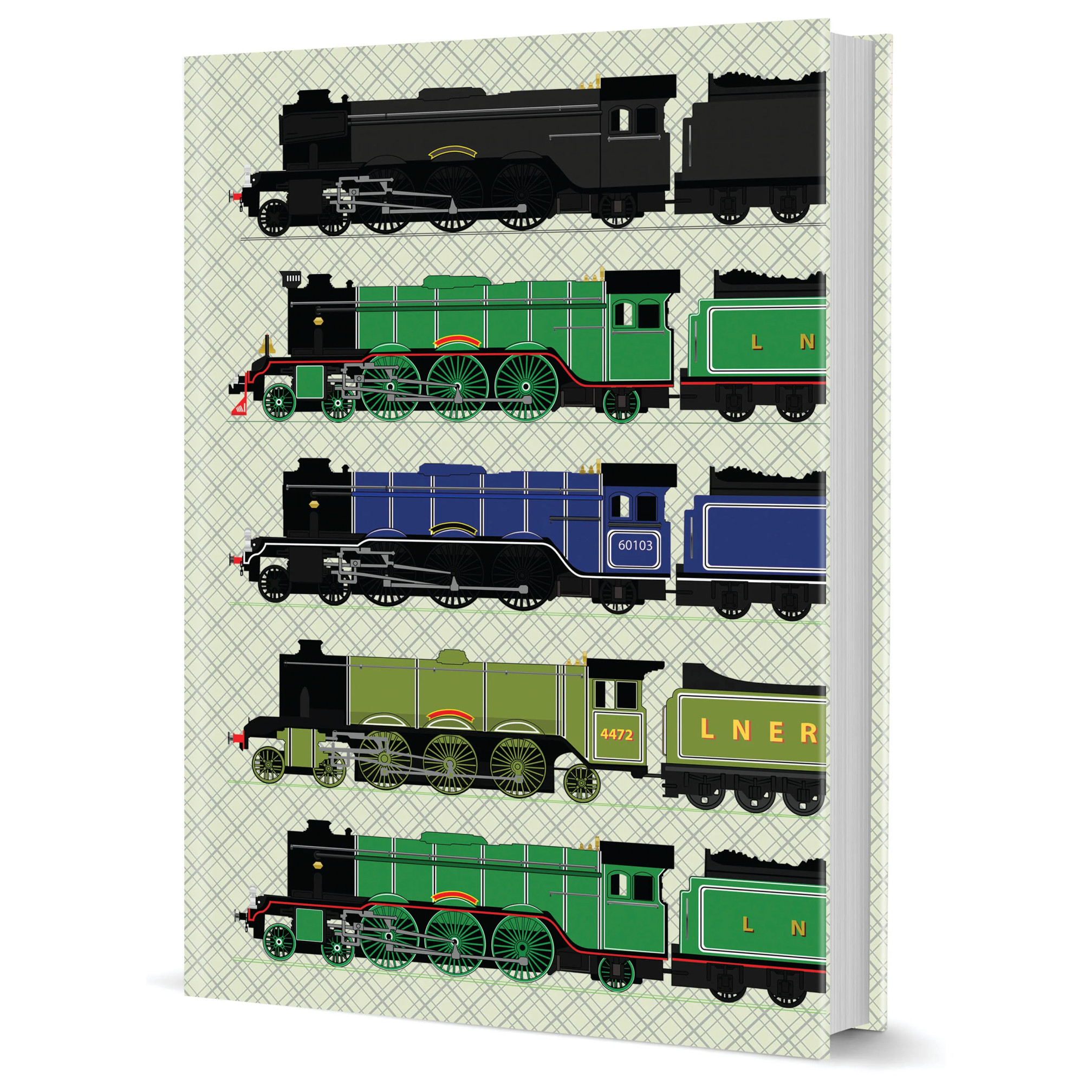 A5 Lined Notebook - Flying Scotsman (HB, 120 pages) (NEW)