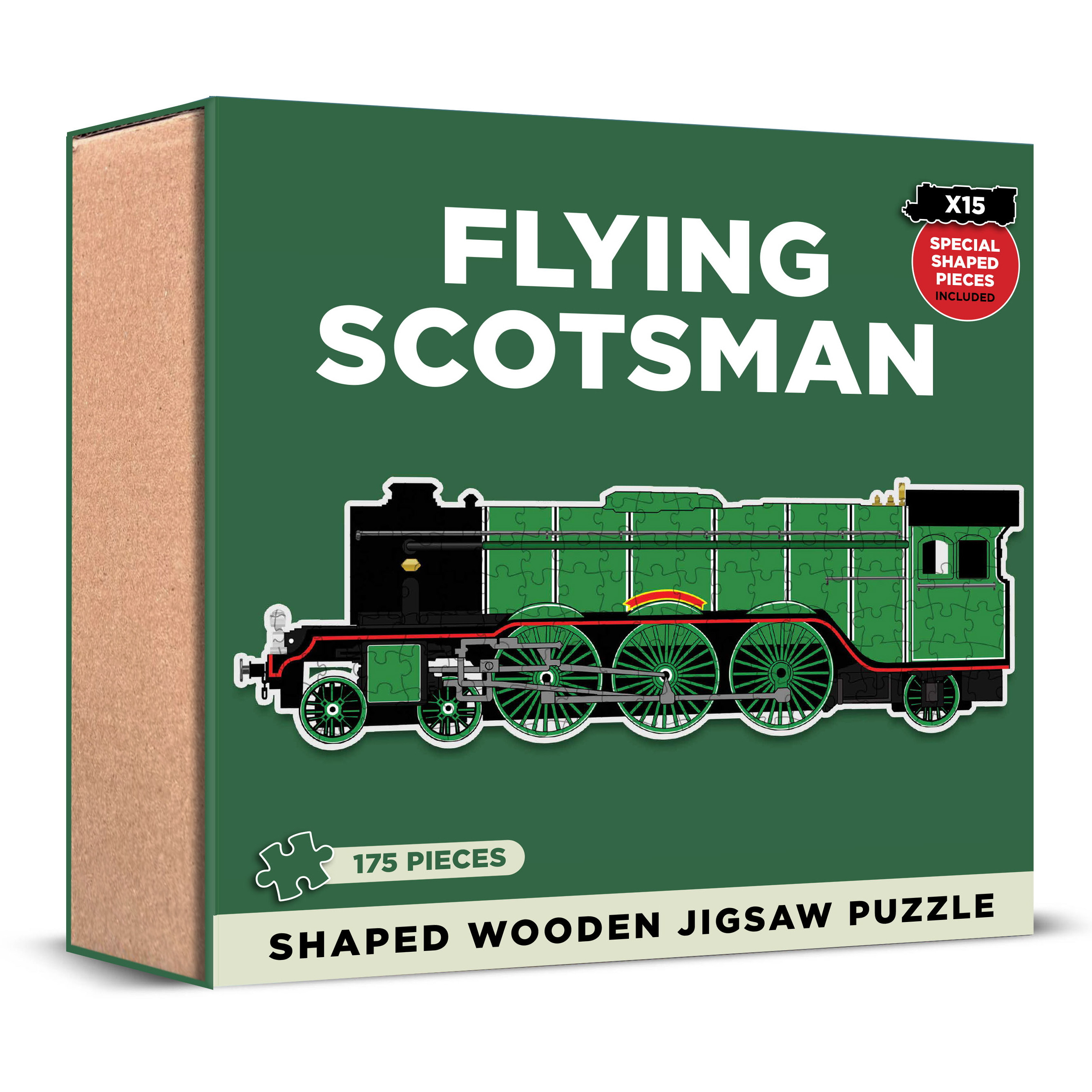 Shaped Wooden Jigsaw: Flying Scotsman (175 Pces)