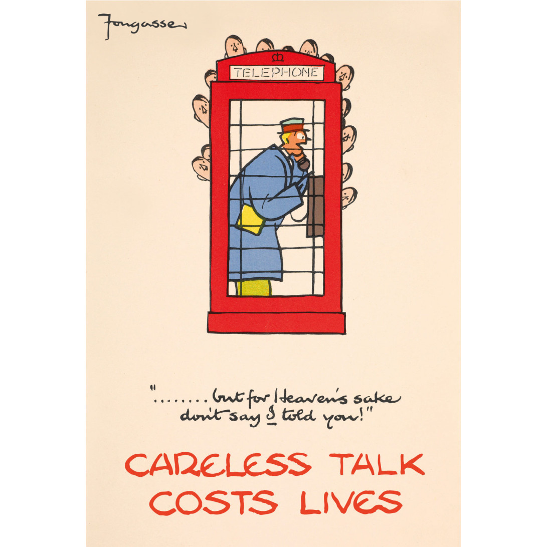 Poster (Careless Talk) - &acirc;&brvbar; But for heaven's sake don't say I told you! (E.O.L.) - SAVE 15% !!