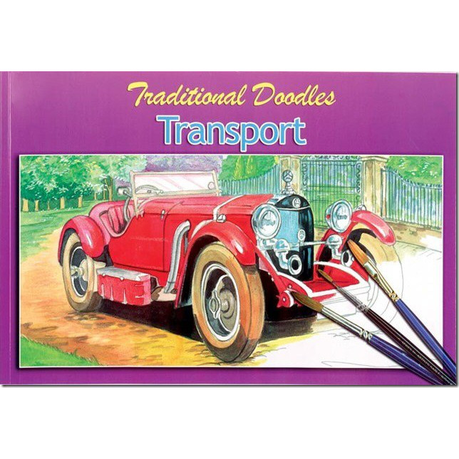 (HIDDEN) Traditional Doodle Scenes (A4L) (48 pages)