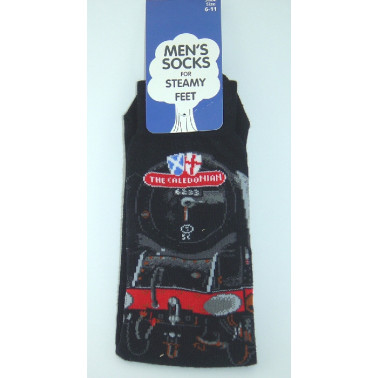 Train Socks Adults Size 6-11: The Caledonian (LMS Duchess)