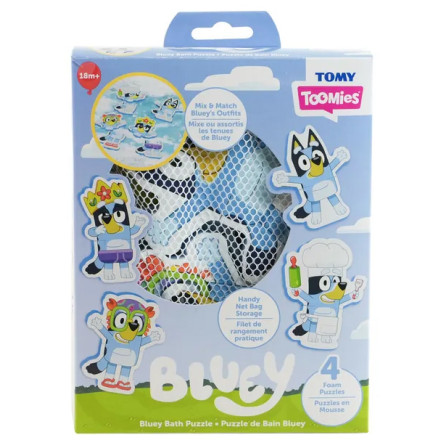 Toomies Bath Bluey Foam Bath Puzzle 8 Pce (18 MTHS +) (NEW)