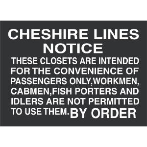 Replica E/S NRM: Cheshire Lines - Conveniences