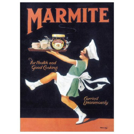 Metal Fridge Magnet (FH): Marmite
