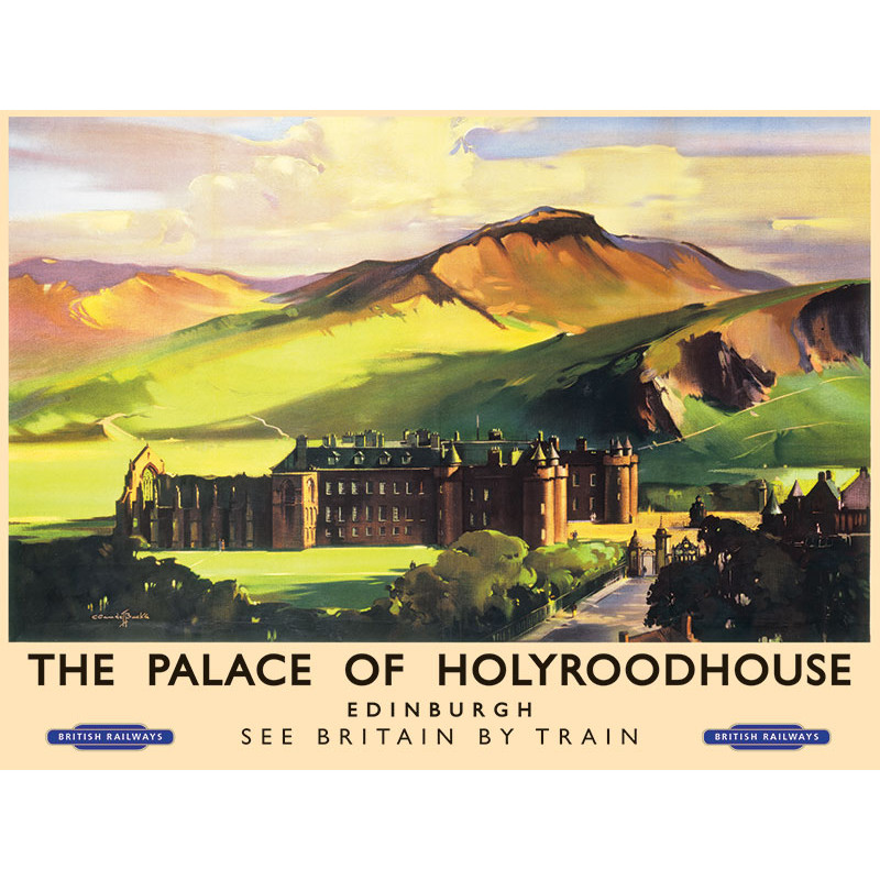 Metal Fridge Magnet (RL): The Palace of Holyroodhouse Edinburgh
