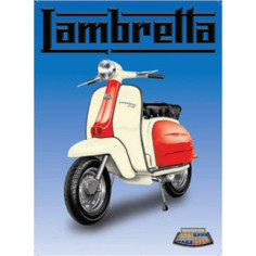 Metal Fridge Magnet (CM): Lambretta