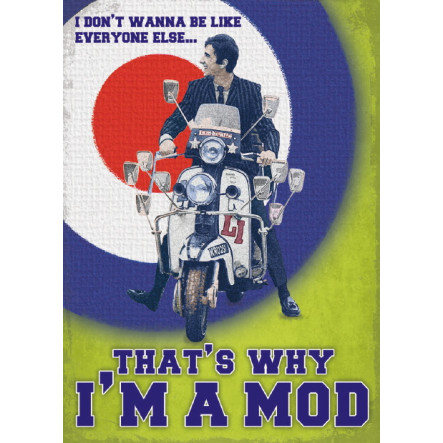 Metal Fridge Magnet (CM): That's Why I'm A Mod (E.O.L.) - SAVE 35% !!