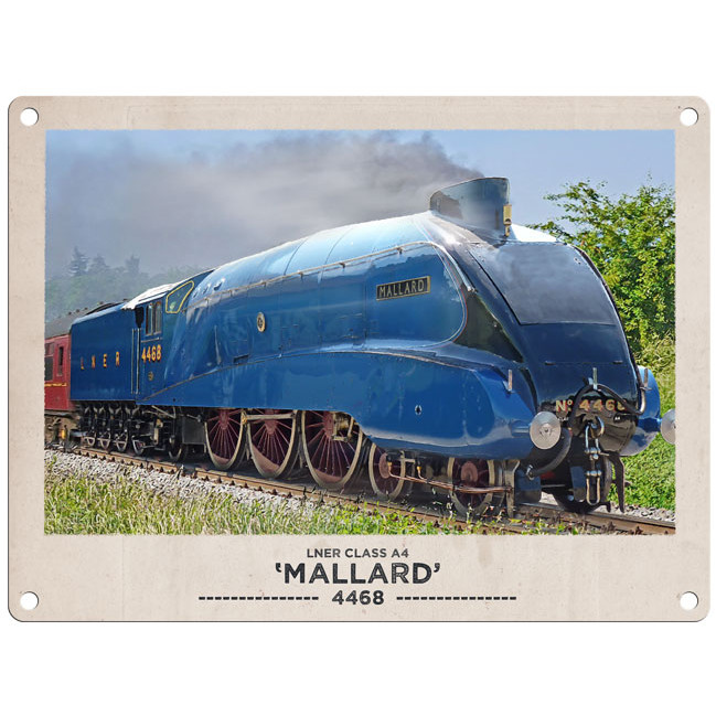 Metal Fridge Magnet (RL): LNER Class A4 'Mallard' 4468