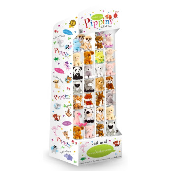 Keel Soft Toy: Pippins FSDU (F.O.C. with MOQ 144 pces. mixed in 6's)