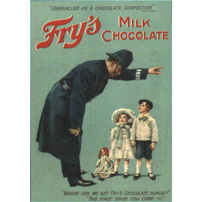 Postcard - Fry's Milk Chocolate