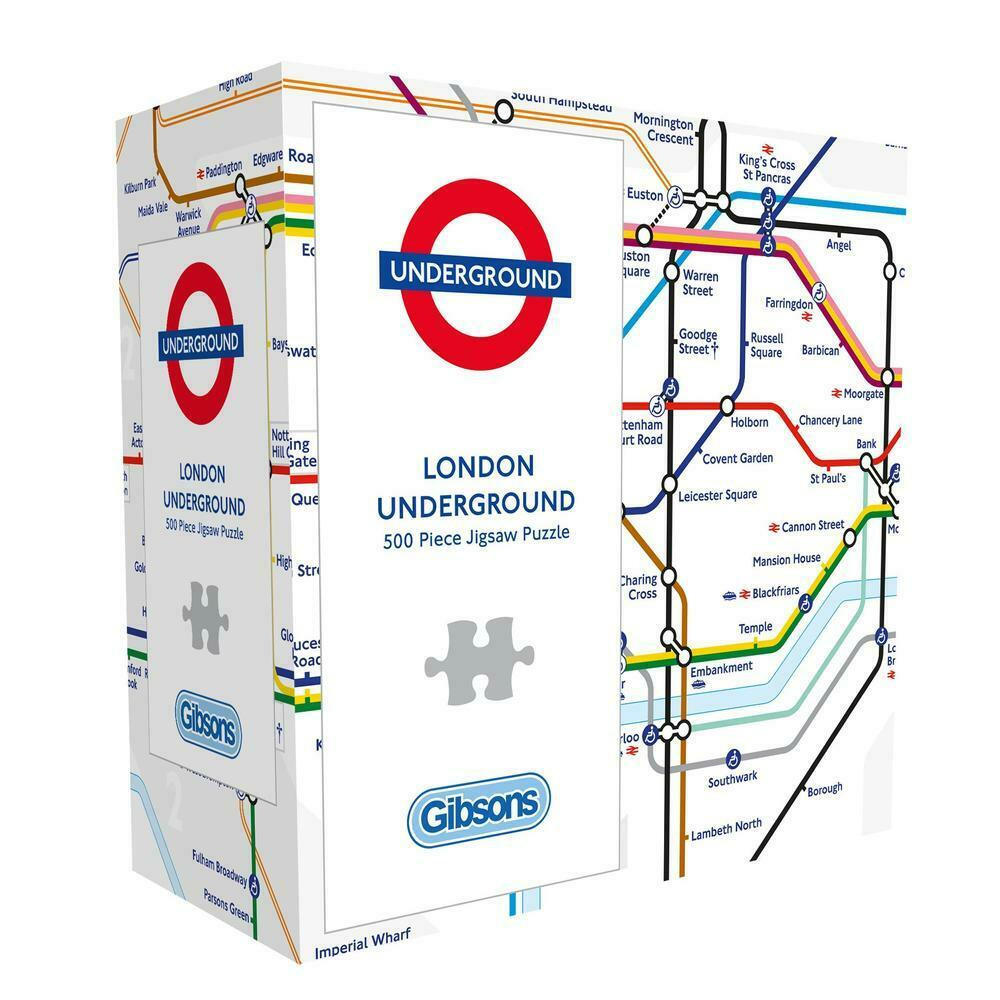 Jigsaw: TFL London Underground Map (500 pce in Gift Box)