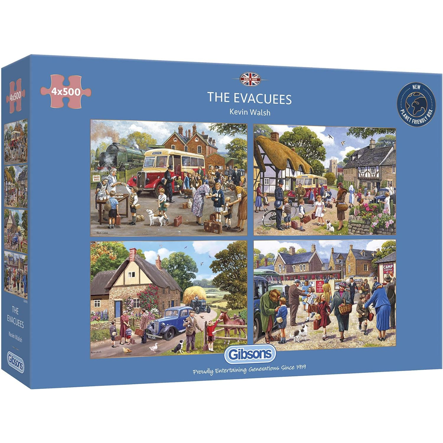 Jigsaw: The Evacuees (4 x 500 pce)