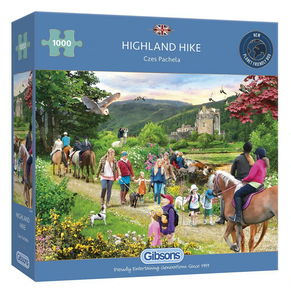 Jigsaw: Highland Hike (1000 pce) (E.O.L.) - SAVE 1/3RD !!