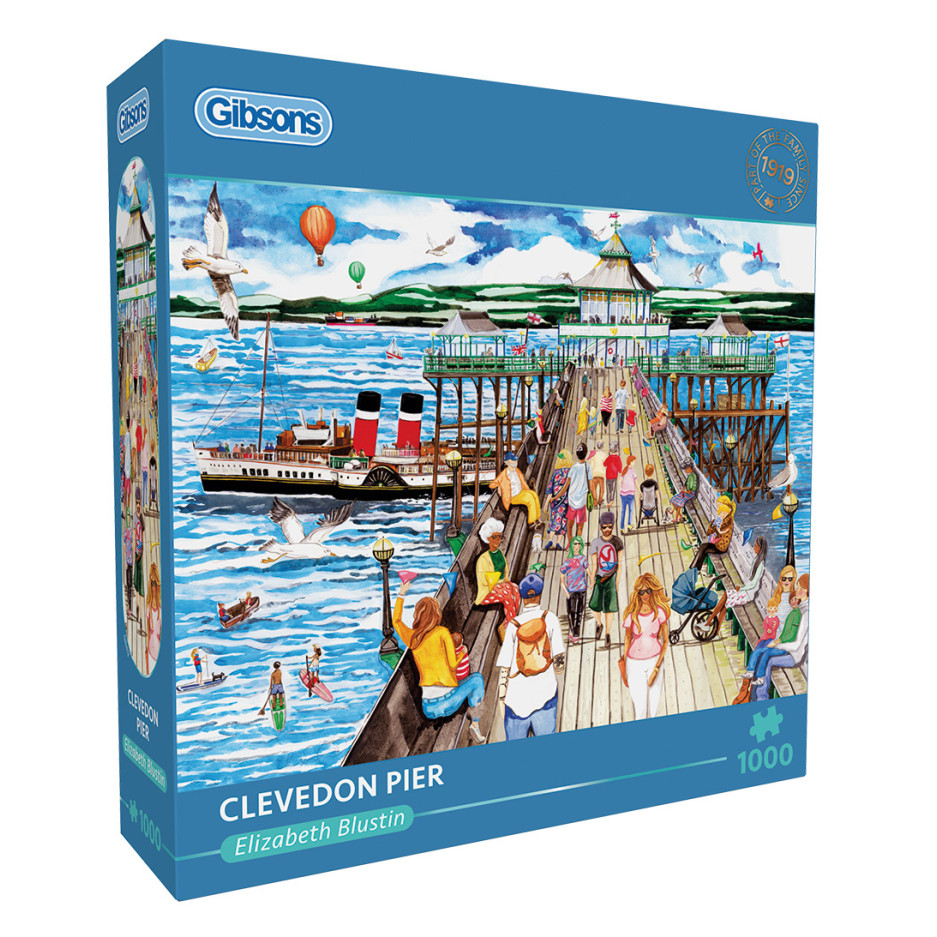 Jigsaw: Clevedon Pier (with P.S. Waverley) (1000 pce)