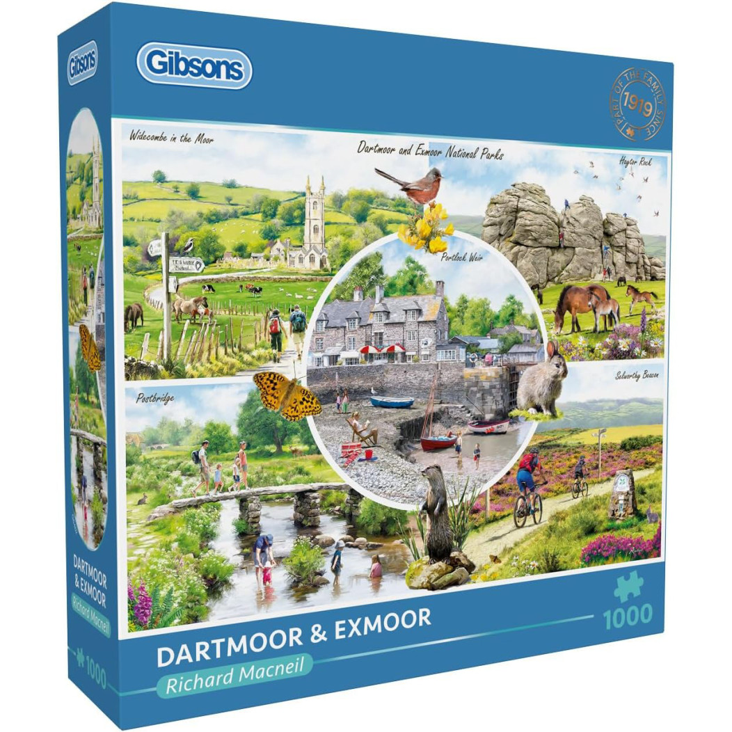 Jigsaw: Dartmoor & Exmoor (1000 pce) (NEW)