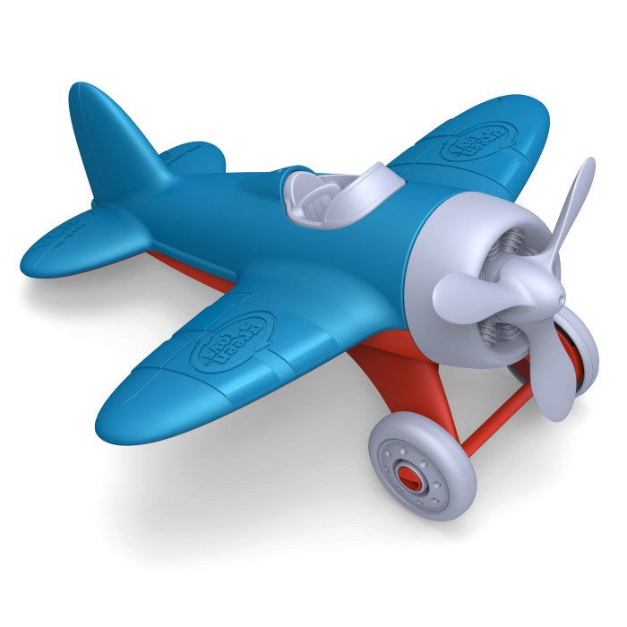 Green Toys Airplane with Blue Wings (228 x 101 x 228mm) (1 Yr+)