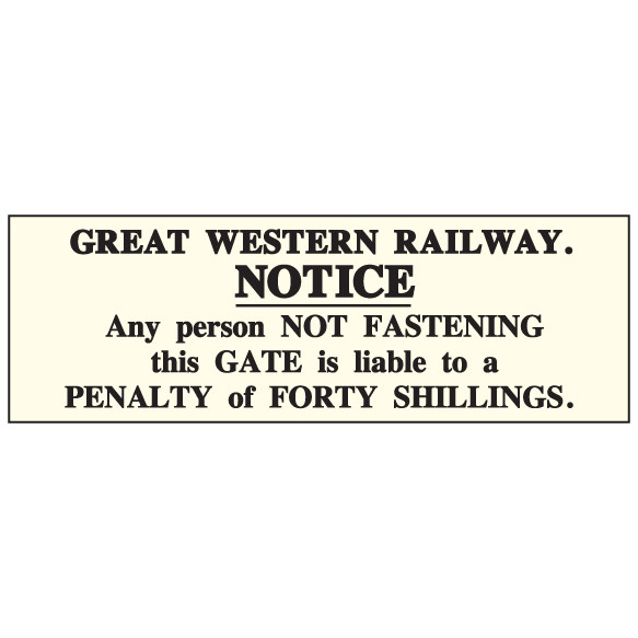 (HIDDEN) Replica E/S: G.W.R - Shut the Gate