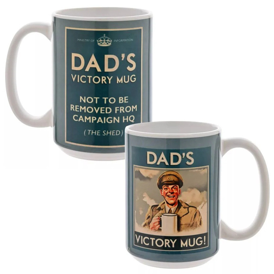 Civil Defence Mug - Dad's Victory Mug (426ml) (boxed) (NEW)