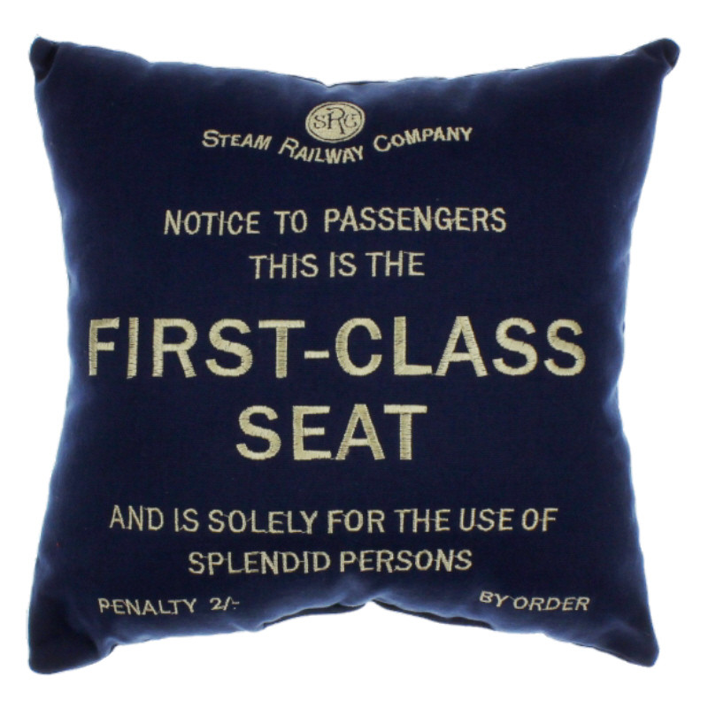 Steam Railway Co. Cushion - First Class Seat (11" Square)