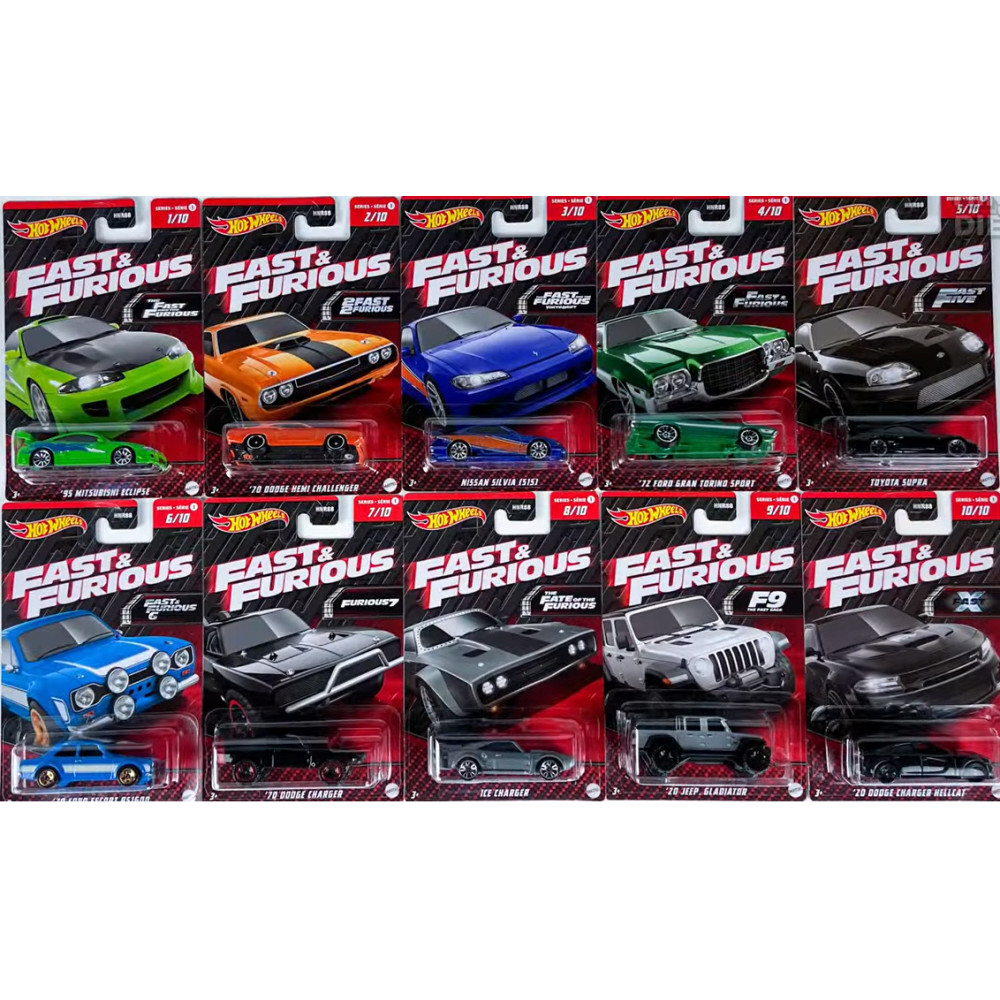 Hot Wheels Fast & Furious Themed Assortment