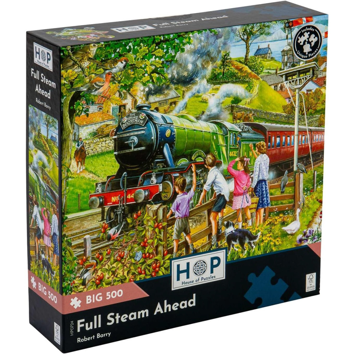 Jigsaw: Full Steam Ahead (Flying Scotsman) (Big 500 pce) (NEW)