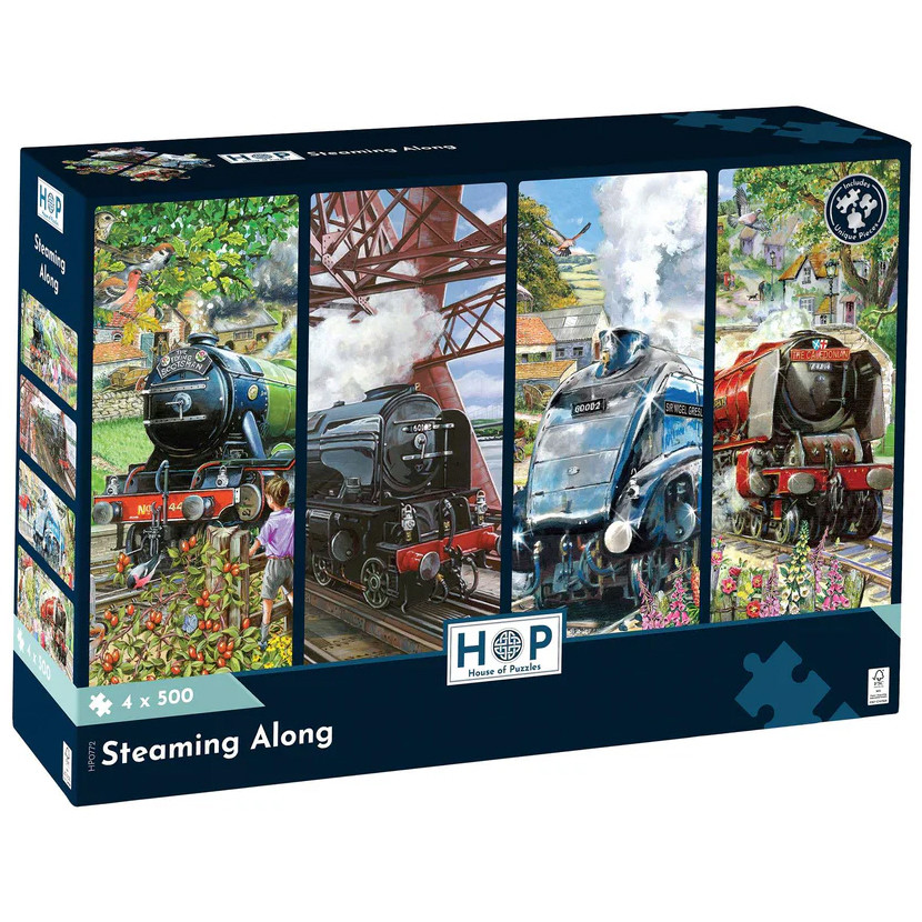 Jigsaw: Steaming Along (4 x 500 pce)