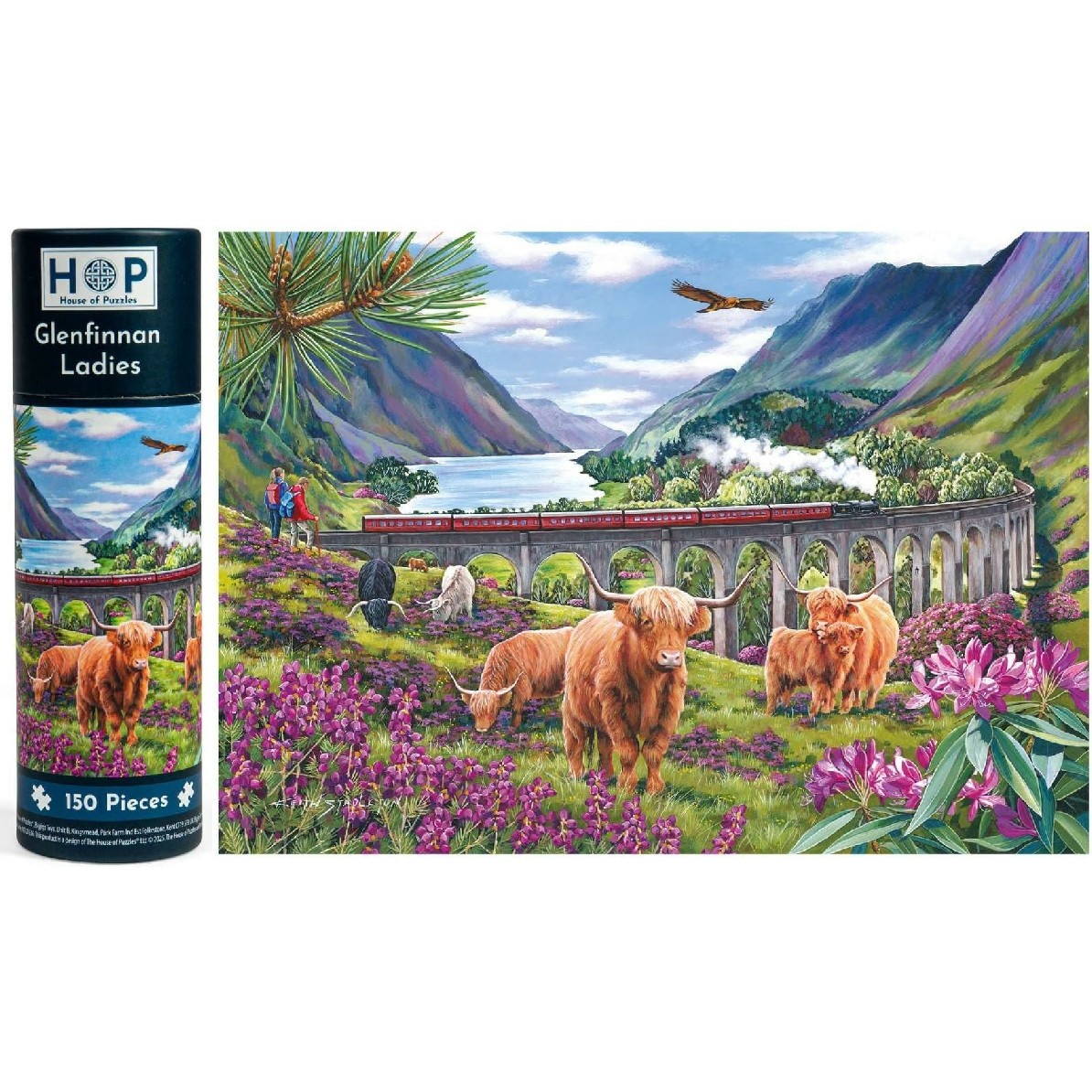 Jigsaw: Glenfinnan Ladies (150 pce in Puzzle Tube) (NEW)