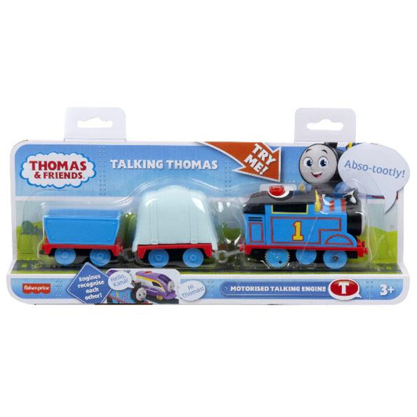 TT Trackmaster Motorised: Talking Thomas with Two Wagons AEG (E.O.L.)
