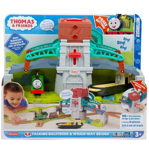 TT Trackmaster Motorised: Talking Bulstrode & The Which-Way Bridge (Double Drawbridge) Playset (E.O.L.)