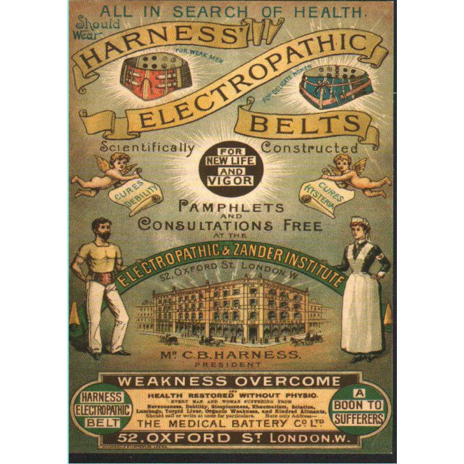 Postcard - Harness Electropathic Belts