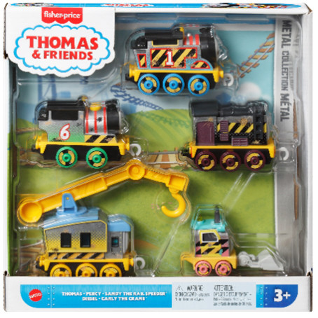 TT Trackmaster Push Along: Small Diecast Construction Crew 5-Pack AEG (E.O.L.)