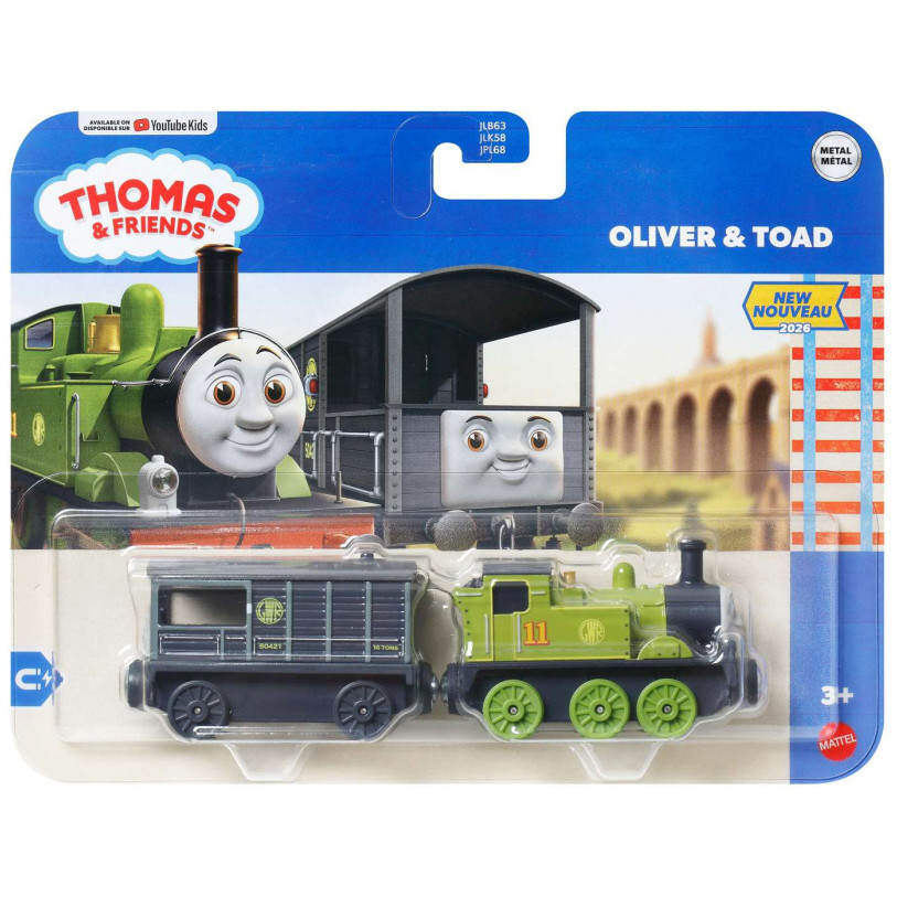 Thomas & Friends Deluxe Metal Engine: Oliver & Toad (NEW) (Due Jun)