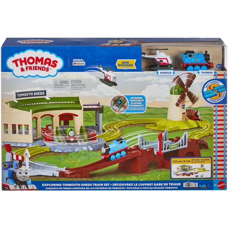 Thomas & Friends Track Play Playset: Exploring Tidmouth Sheds Train Set (NEW) (Due Sep / Oct)