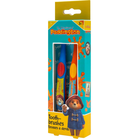 The Adventures of Paddington Twin Pack Toothbrushes (NEW)