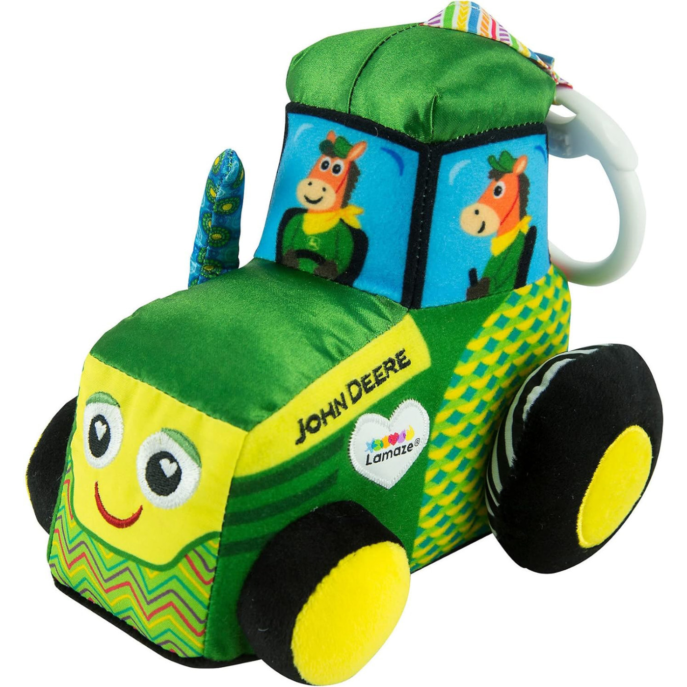 Lamaze John Deere Tractor Clip & Go (146x165x140mm) (0 MTHS +) (NEW)