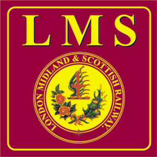 (HIDDEN) Enamel Fridge Magnet: L.M.S. Crest