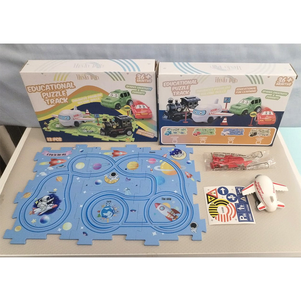 Educational Puzzle Track - Space Aviation (13 pce) (NEW)