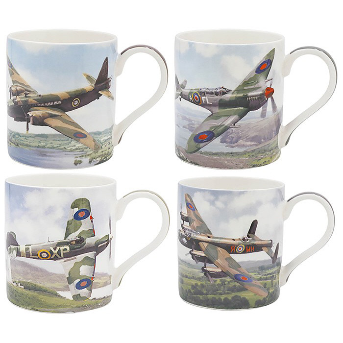 Fine China Mug (Boxed) - Classic Planes (4 asstd.) (NEW)