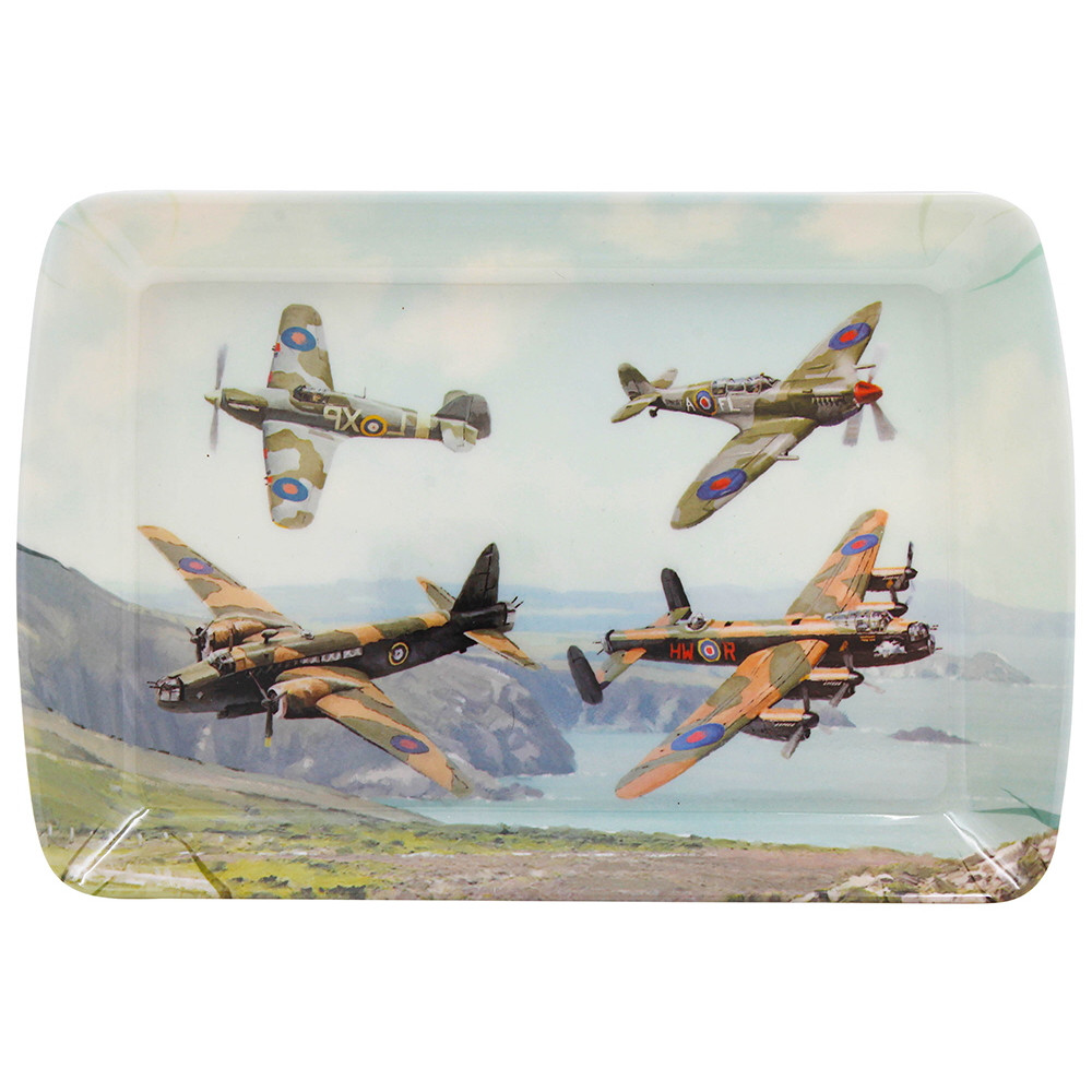 Classic Planes Melamine Tray - Small (24 x 16 x 3cm) (NEW) (Due Jun)
